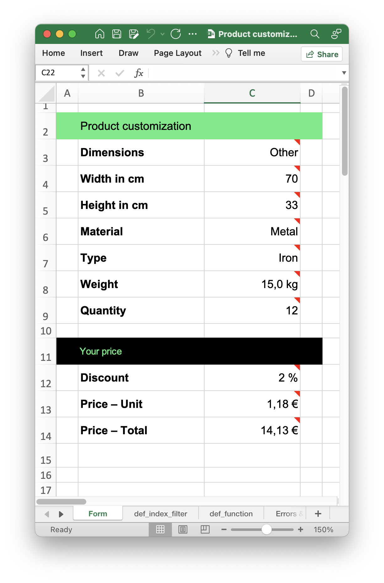 How to Make an Online Calculator Using Excel